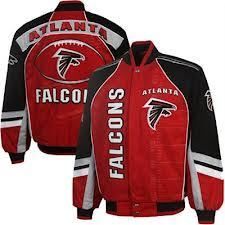 Atlanta Falcons Franchise NFL Twill Jacket 2012 2013 Season Official 