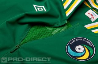   Green Umbro Anthem Track Top Mens M Soccer Jacket Pele New $155