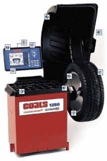 wheel balancer 3d auto data entry direct drive system features