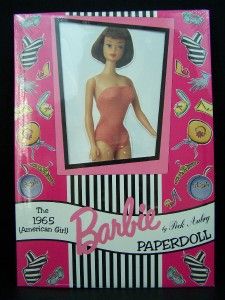 Barbie Paper Doll 1965 American Girl Barbie Peck Aubrey NRFB