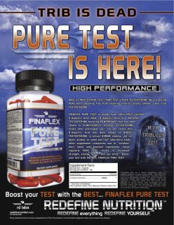 Finaflex Pure Test High Performance Testosterone Booster 120 Caps 