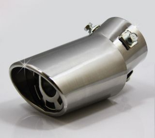 Auto Car Exhaust Muffler Tip Stainless Steel Pipe Chrome Trim 