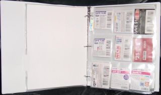 EXTREME* Coupon organizer binder   *Comes w/ Extras!!*