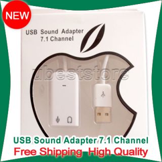   Channel Win7 Mac Windows 7 Vista Audio Sound Card Adapter