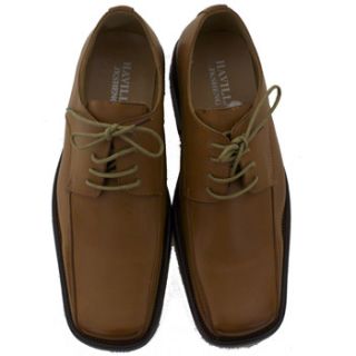 HJ MD27001A Quality Mens Dress Shoes NEW TAN size 8 Oxfords