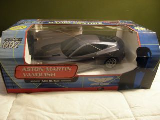 16 Grey Aston Martin Vanquish James Bond 007 Remote Control Car Toy 