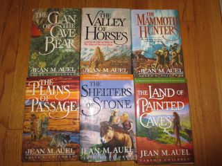 Jean Auel lot of 6 hardcovers: complete Earths Children series, very 