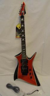 AXL AXL 019 RD Bloodsport Fireax Electric Guitar Instrument Red Black 