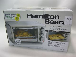 Hamilton Beach 6 Slice Toaster Oven Stainless Steel (10/26 #4)