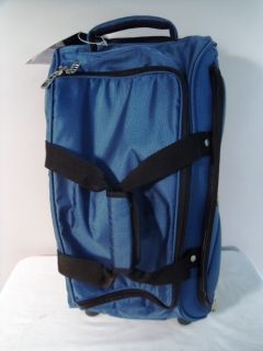 Atlantic Luggage Ultra Lite 22 inch Wheeled Duffel Bag 311092302 Blue 