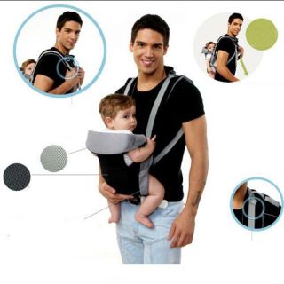 New 2012 Baby Carrier Infant Sling Harness Newborn to 14 9 KG Black 