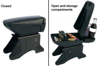 black vinyl padded car interior armrest with support stand the armrest 