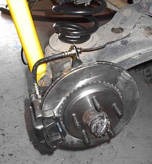   brakes custom adapters semi metallic pads emergency brake spacer