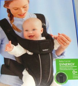 Baby Bjorn Infant Carrier Synergy Black Mesh New