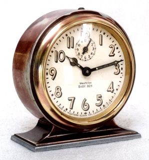 Antique Westclox 30s Baby Ben Alarm Clock