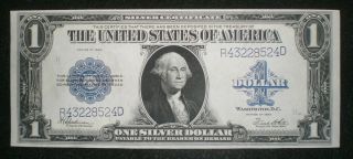 1923 $1 LARGE SIZE SILVER Certificate Crisp Clean HIGH GRADE Old US 