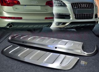 11 12 Audi Q7 Front Rear Lower Bumper Skid Plate Protector Cover 