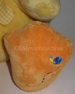 Baby Russ Sunshine Plush Yellow Duck 11 Stuffed Animal Toy Lovey 