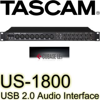 Tascam US 1800 USB 2 0 Audio MIDI Computer Interface US1800 16 in 4 