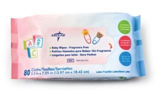 Features of Fragrance Free Baby Wipes (5.5 in by 7.25 in)    80 pack