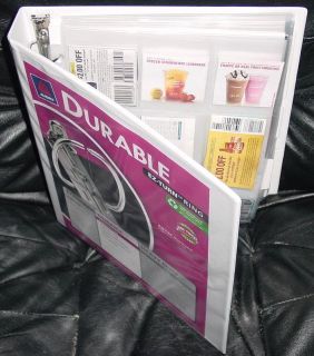 EXTREME* Coupon organizer binder   *Comes w/ Extras!!*