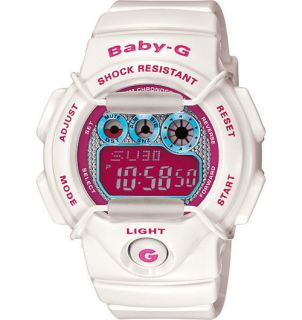 Authentic Casio Baby G White Resin Digital Watch BG1005M 7 Brand New 