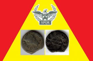 Augustus Caesar Ancient Roman Coin Julia Traducta Minted in Spain 