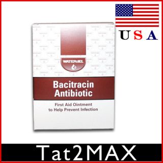 Water Jel Bacitracin First Aid Antibiotic Ointment Packets 1 32 oz 144 