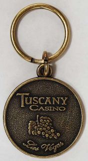 Tuscany Casino Las Vegas Grand Opening Key Ring Mint