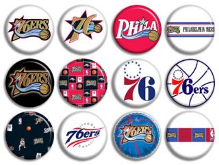   Sixers Basketball NBA Buttons Pins Badges New Hot Collection