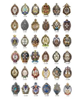 New Book Regimental Badges of Imperial Russia Russian Order Medal 
