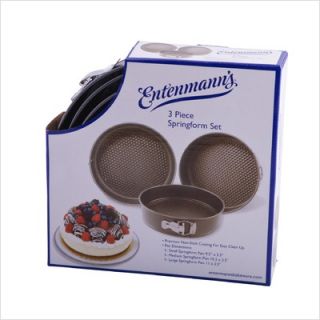 Entenmanns Bakeware Classic 3 Piece Springform Pan Set 154682