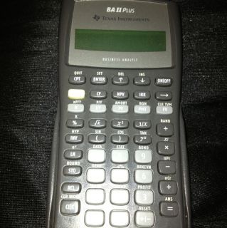 Texas Instruments BA II Plus Financial Scientific Calculator