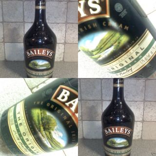 BAILEYS IRISH CREAM Original 1750ml 1 75 L Glass Liquer Bottle LARGE 