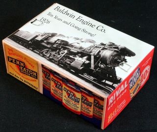 Baldwin Train Box Filled with Coins and Collectibles Box Included 
