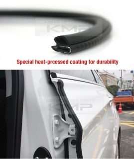 Car Door Auto Noise Rubber Sealing Strip 2pcs Fit Kia 10 12 Cerato 