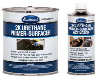 Eastwood Buff Urethane Car Paint Primer and Activator Gallon 4 1 Kit 