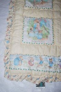 Quiltex Peter Rabbit Comforter Baby Crib Nursery Bedding Beatrix 