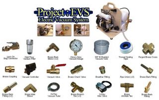 With the optional vacuum clamping kit, the EVS system can be used to 