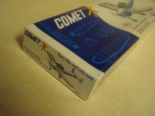 Comet Ercoupe Balsa Wood Scale Model Airplane Kit SEALED