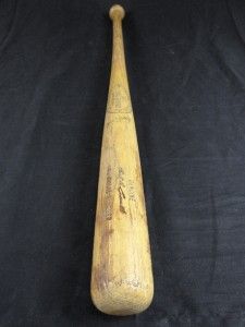GAME USED MLB BAT EARL D. AVERILL CLEVELAND INDIANS 1950S  