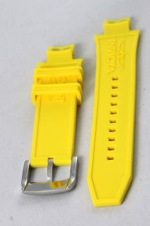 Invicta Genuine Subaqua Noma III 28 mm Yellow Polyurethane Strap Band 