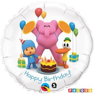 Balloons hbd Pocoyo Free SHIP US New Party Favors Happy Birthday 
