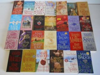 Nice Lot of 27 Mary Balogh Historical Romance Regency Paperback Books 