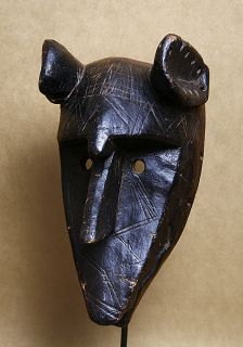 Bamana Bambara Old Zoomorphic Kore Initiation Hyena Antique African 