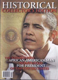 BARACK OBAMA MAGAZINE HISTORICAL COLLECTORS EDITION ISSUE BIOGRAPHY 