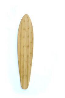 Bamboo Kicktail Longboard Skateboard Deck Downhill Freeride Cruising 