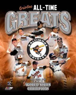 Baltimore Orioles ALL TIME GREATS 8 Legends 3 World Series Premium 