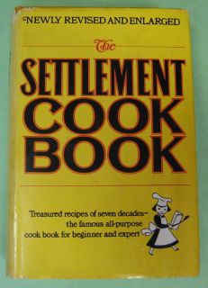 THE SETTLEMENT COOK BOOK THIRD EDITION REVISED AND ENLARGED HARDCOVER 