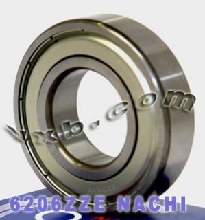   Nachi C3 30x62x16 30mm/62mm/16mm 6206Z Japan Ball Radial Ball Bearings